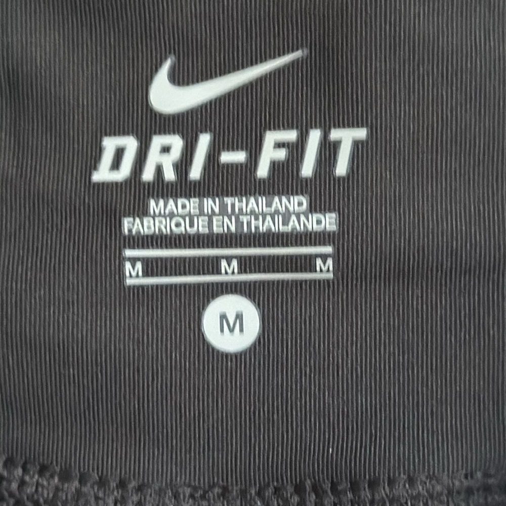 Nike Pants Dri fit size Medium black wide ankle lounge athletic pants - Picture 3 of 9